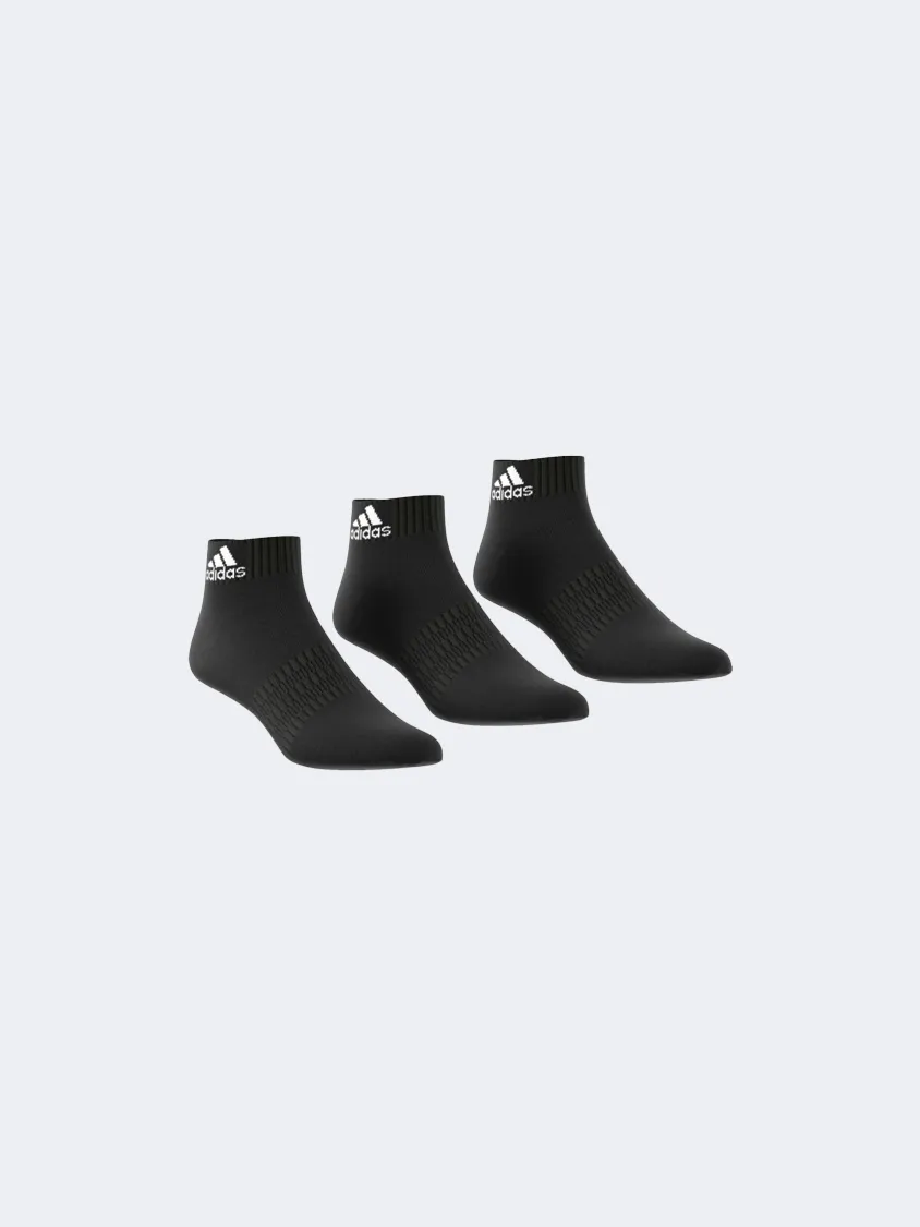 Adidas Cush Ank 3Pp Unisex Training Sock Black Dz9379