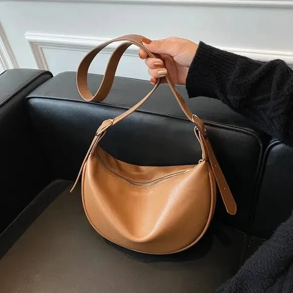 Aili's Corner Millie Vegan Leather Crescent Sling