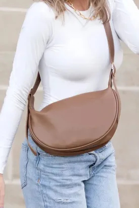 Aili's Corner Millie Vegan Leather Crescent Sling