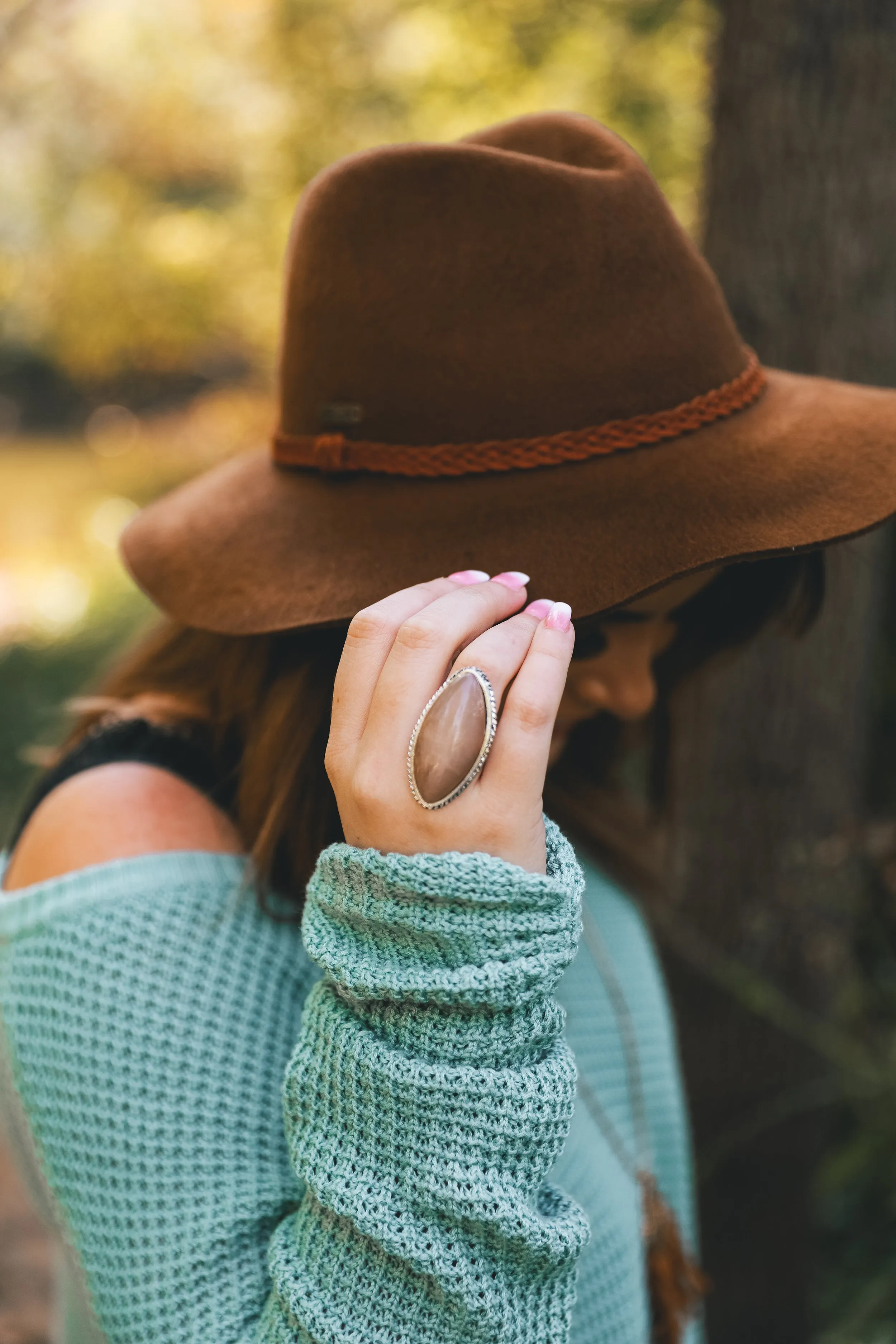 Aurora Boho Adjustable Statement Ring