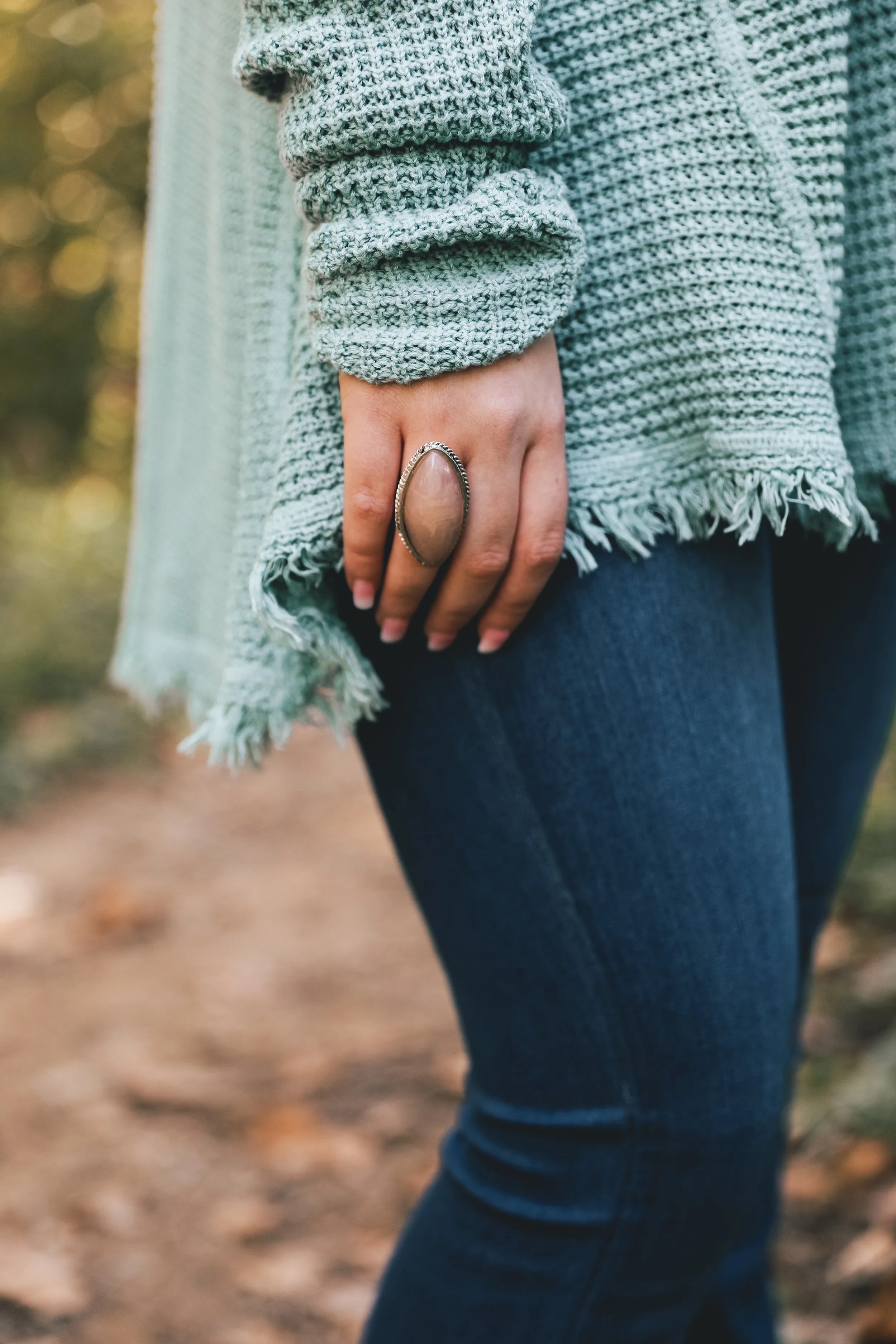 Aurora Boho Adjustable Statement Ring
