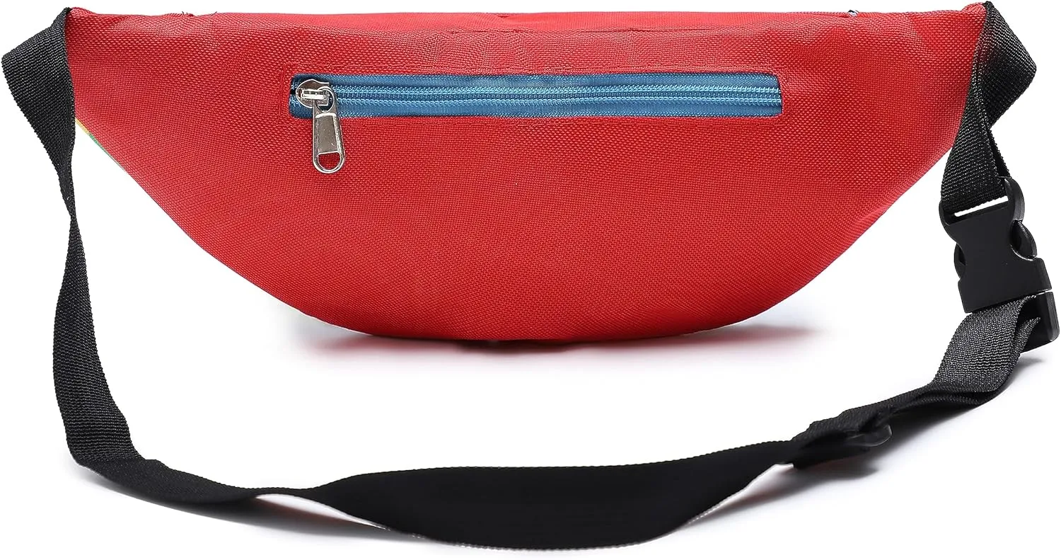 Ausion Fanny Pack Waist Bag for Men&Women Adjustable Belt Hip Bum Bag Fashion Water Resistant Hiking Waist Bag for Traveling Casual Running Hiking Cycling