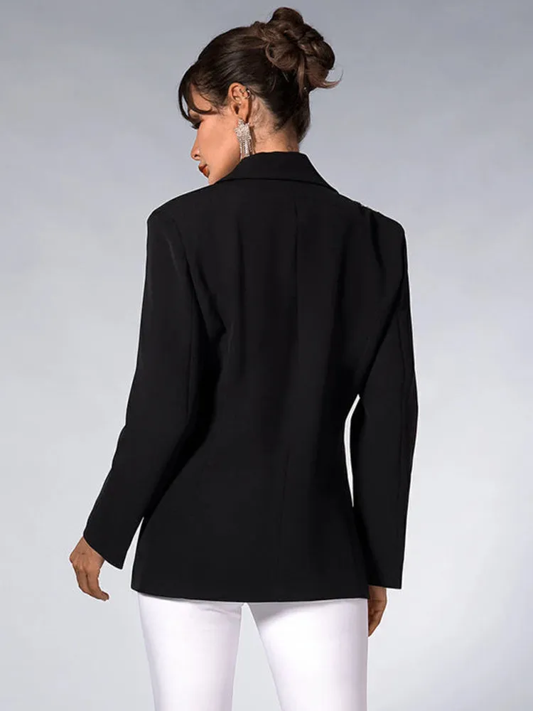 Barbella Embellished Patchwork Blazer