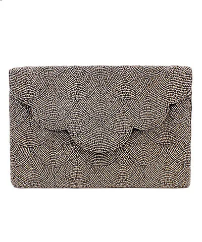 Beaded Scalloped Bag