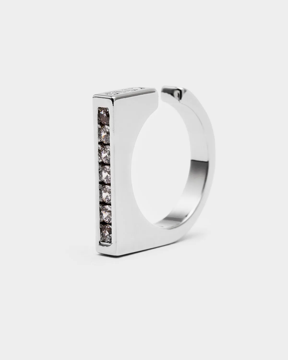 Black Square Mini Ear Cuff
