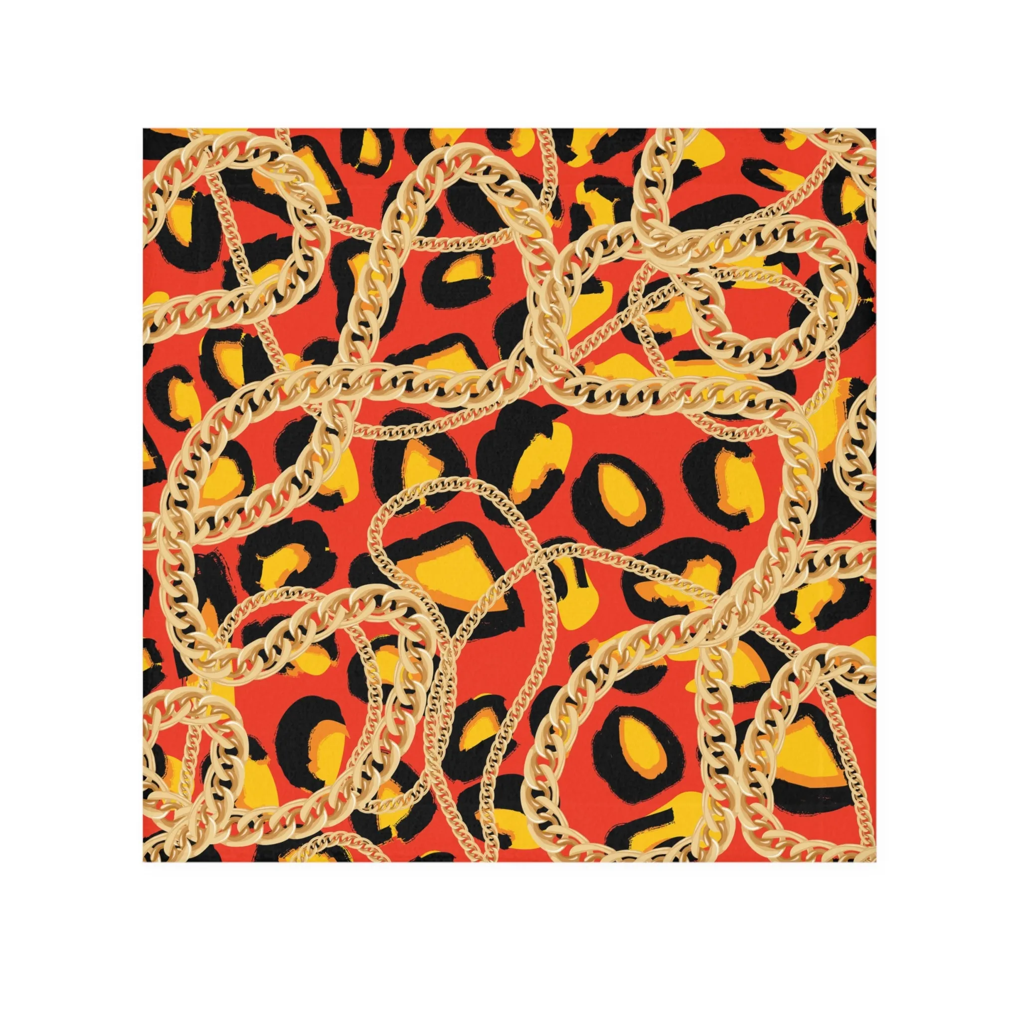 Bold Leopard Print Face Towel - Stylish and Functional Bath Accessory