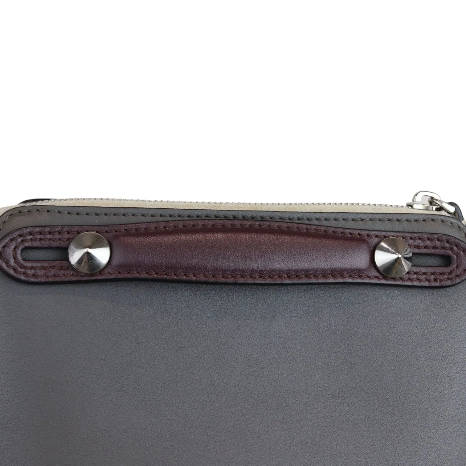 By The Way Multicolor Satchel Calfskin in Grey SHW