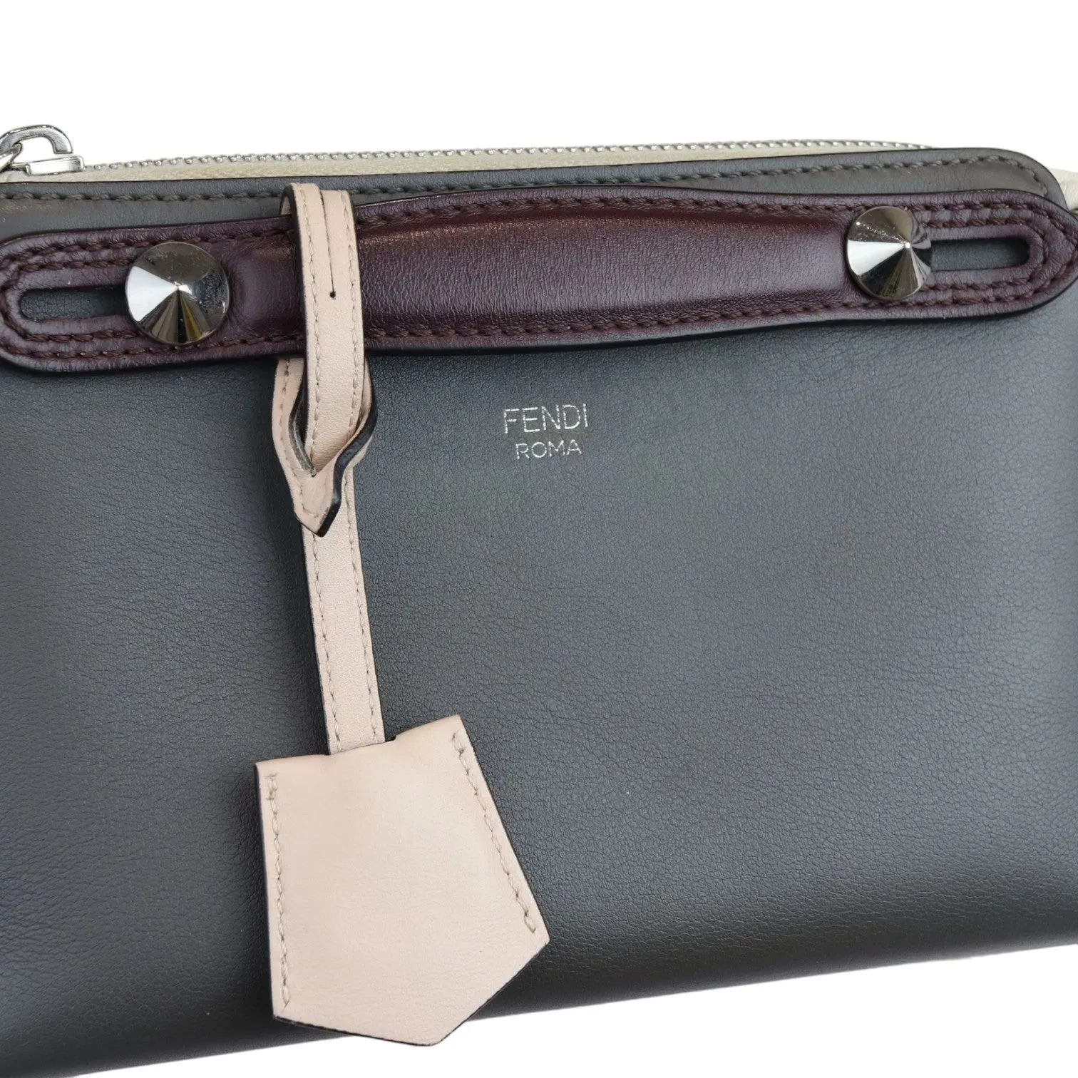 By The Way Multicolor Satchel Calfskin in Grey SHW