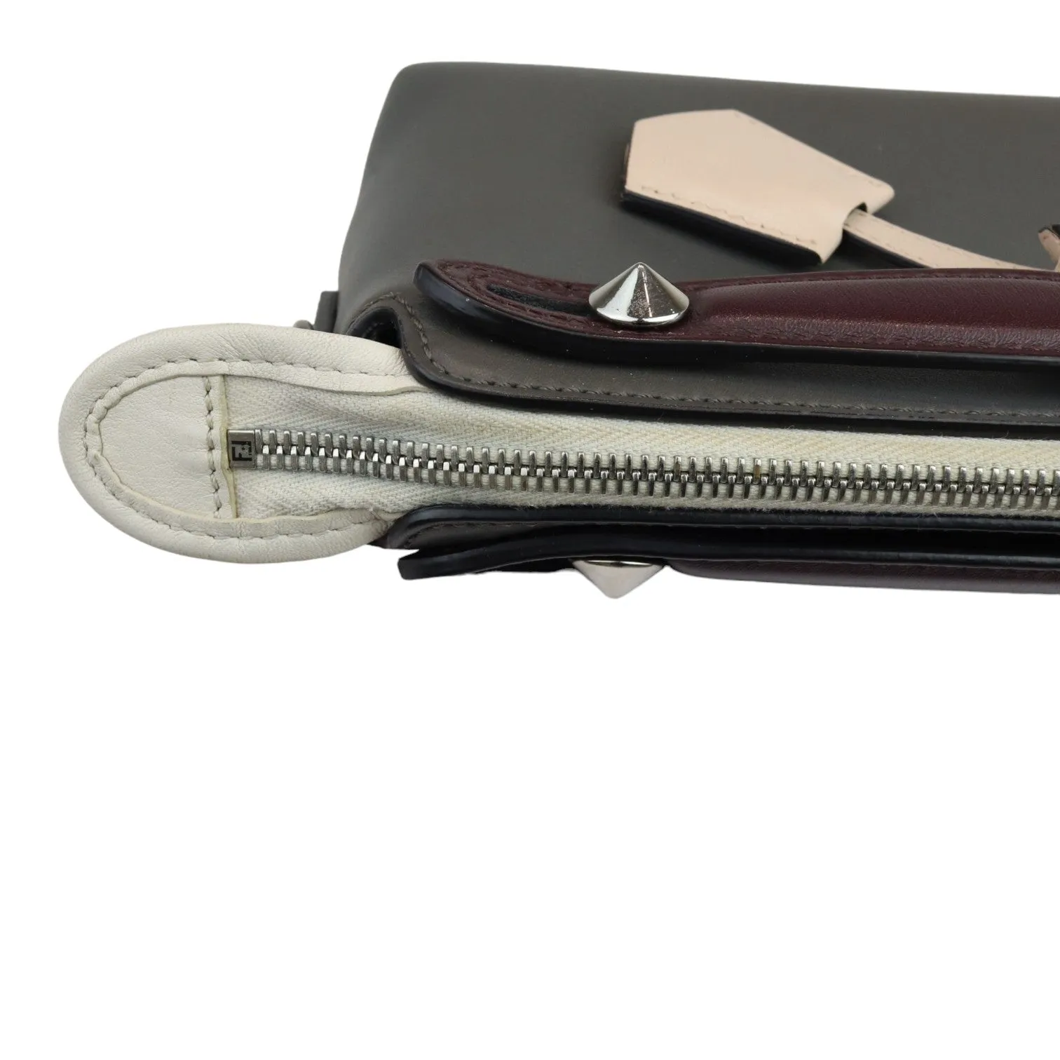 By The Way Multicolor Satchel Calfskin in Grey SHW
