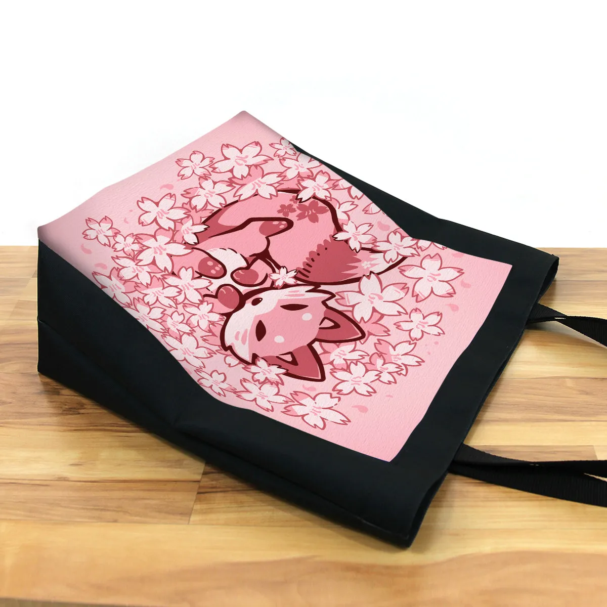 Cherry Blossom Fox Day Tote