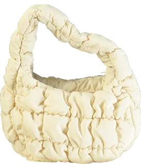 cos Cream Quilted Micro Bag
