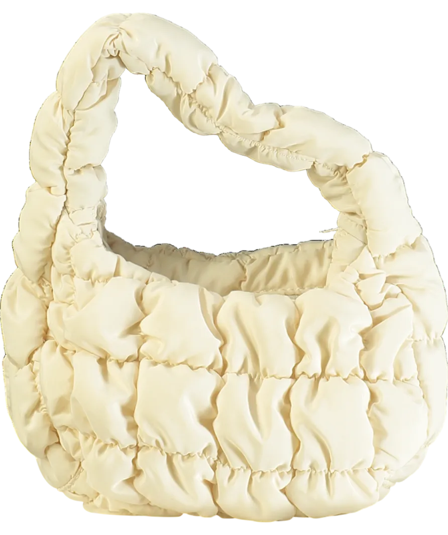 cos Cream Quilted Micro Bag