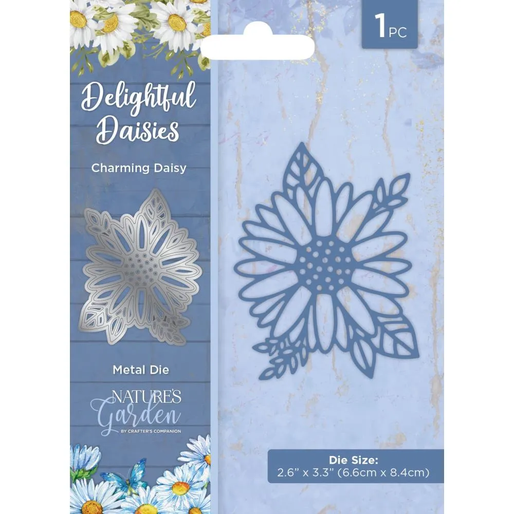Crafter's Companion Nature's Garden Delightful Daisies dies - Charming Daisy