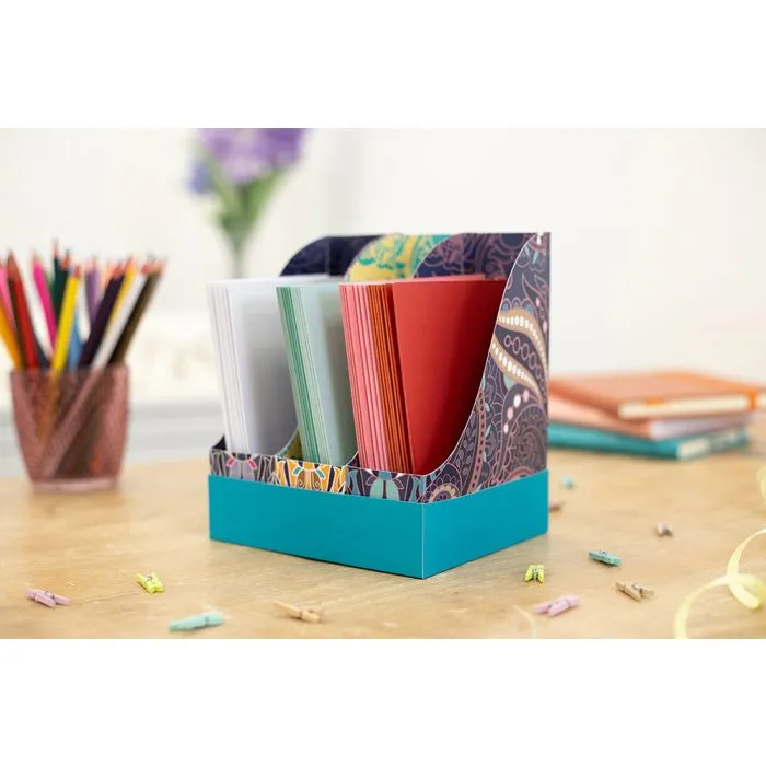 Crafter's Companion Pearl Paper Pad 12"x 12" 20 pack - Paisley*