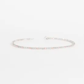 Diamond-Cut Bead Bangle