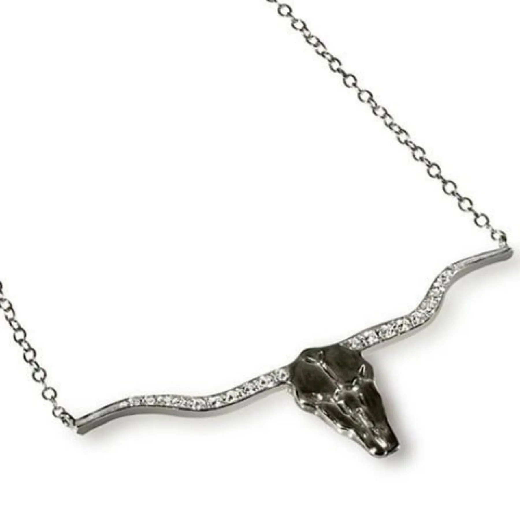 Diamond Longhorn Necklace