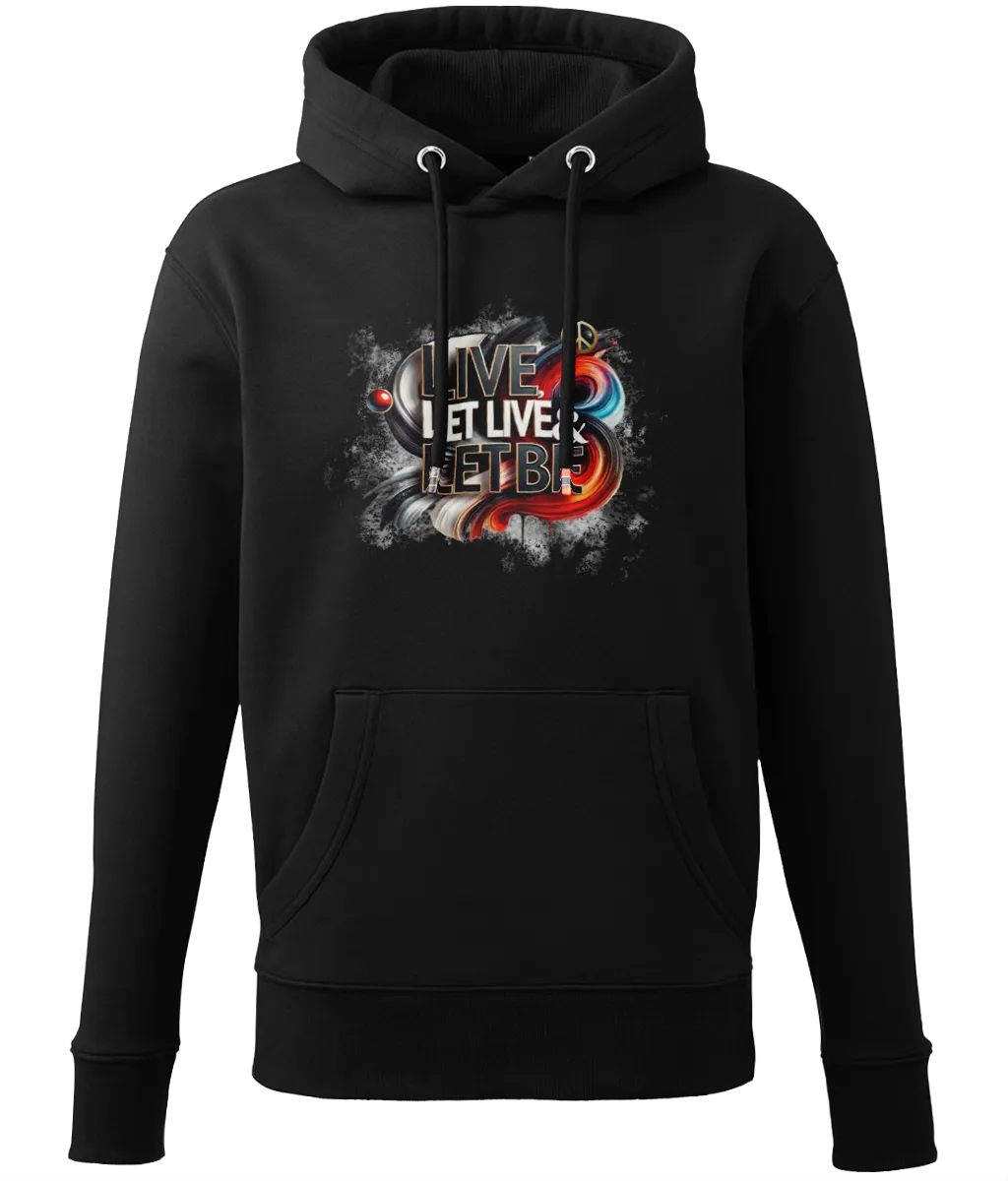 Eco-Friendly Hoodie - Live, Let Live & Let Be