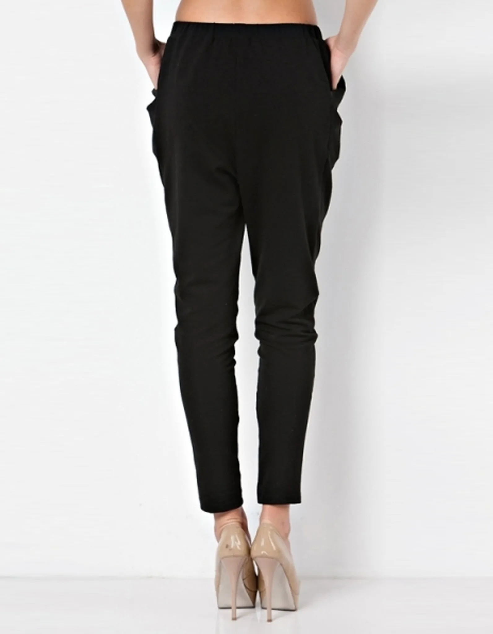Edgy Draped Pants