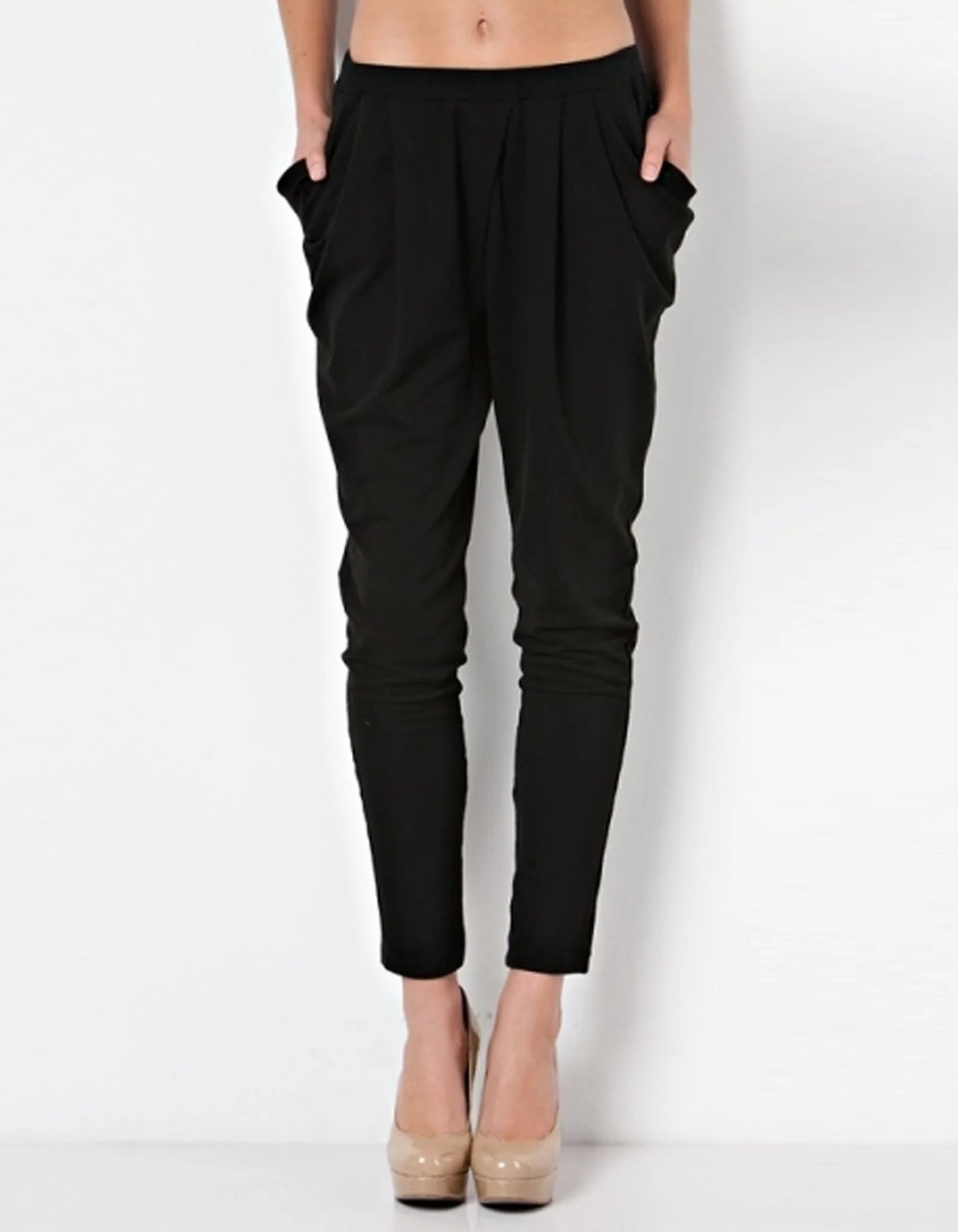 Edgy Draped Pants