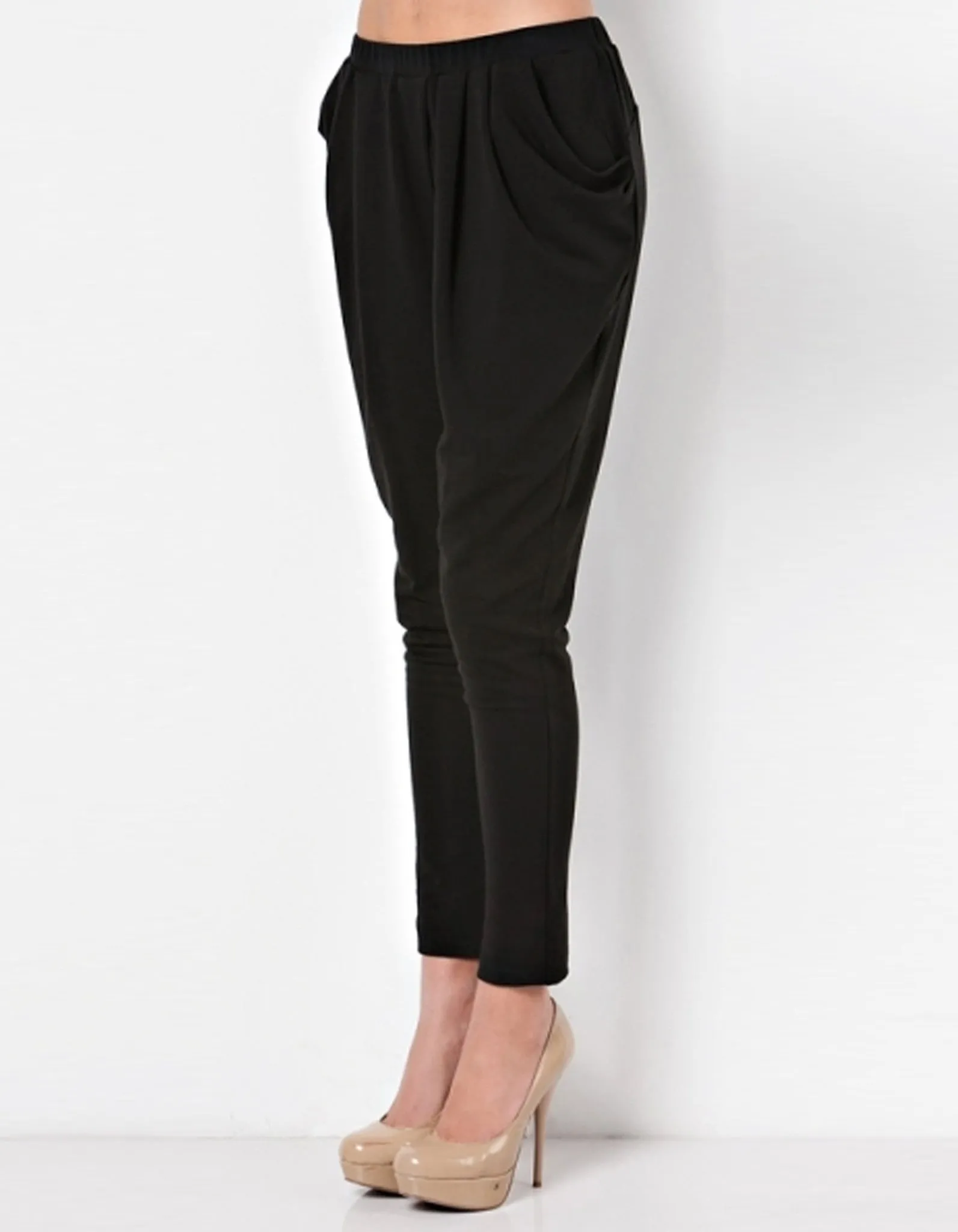 Edgy Draped Pants