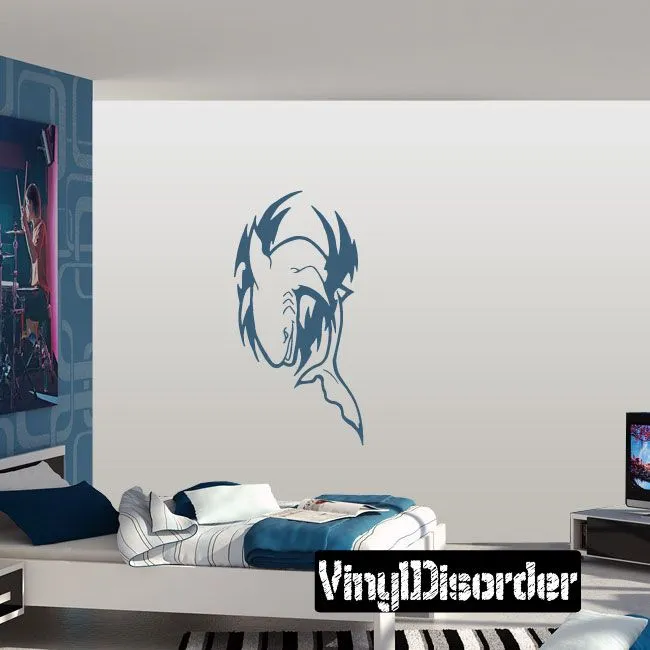 Edgy Shark Decal
