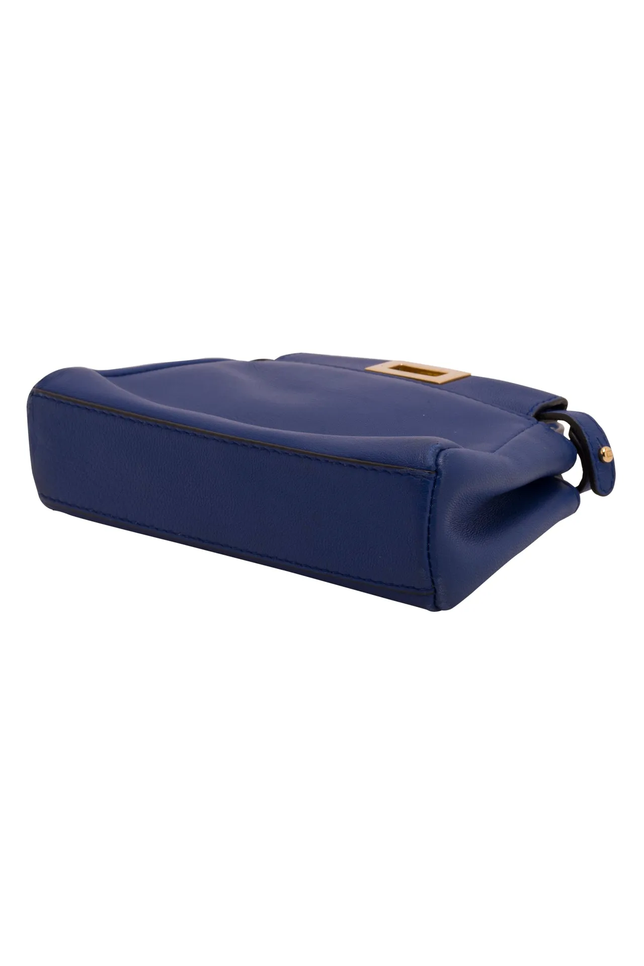 FENDI Nappa Micro Peekaboo Iconic Satchel Iris