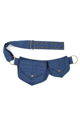 Festival belt (Leaf design)- Blue
