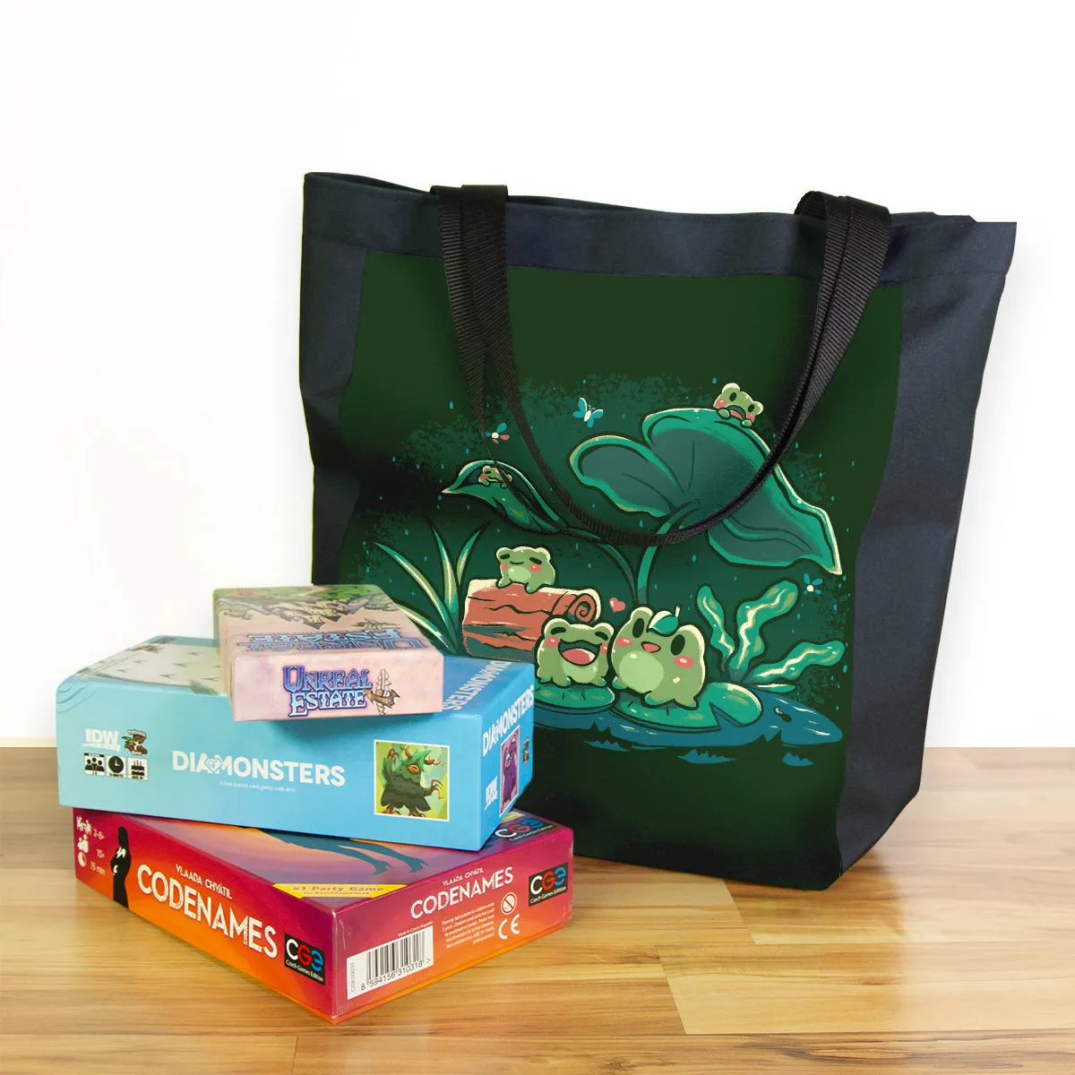Froggy Friends Day Tote