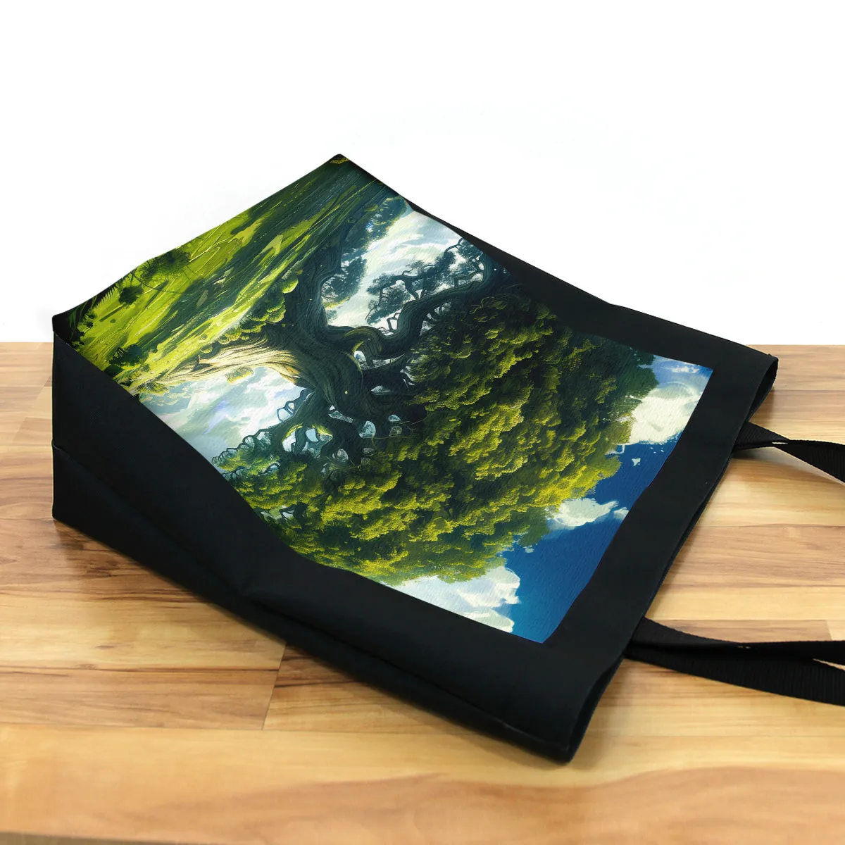 Green Sacred Tree Day Tote