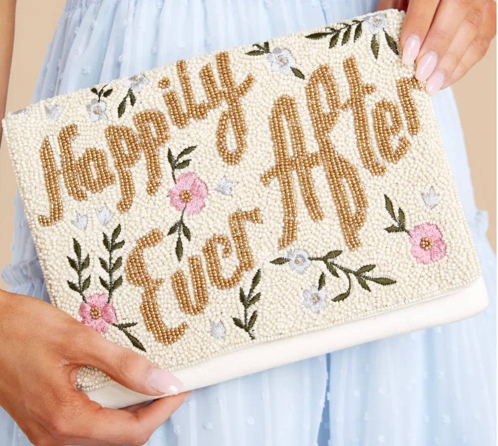 Happily Ever After Beaded Wedding Handbag