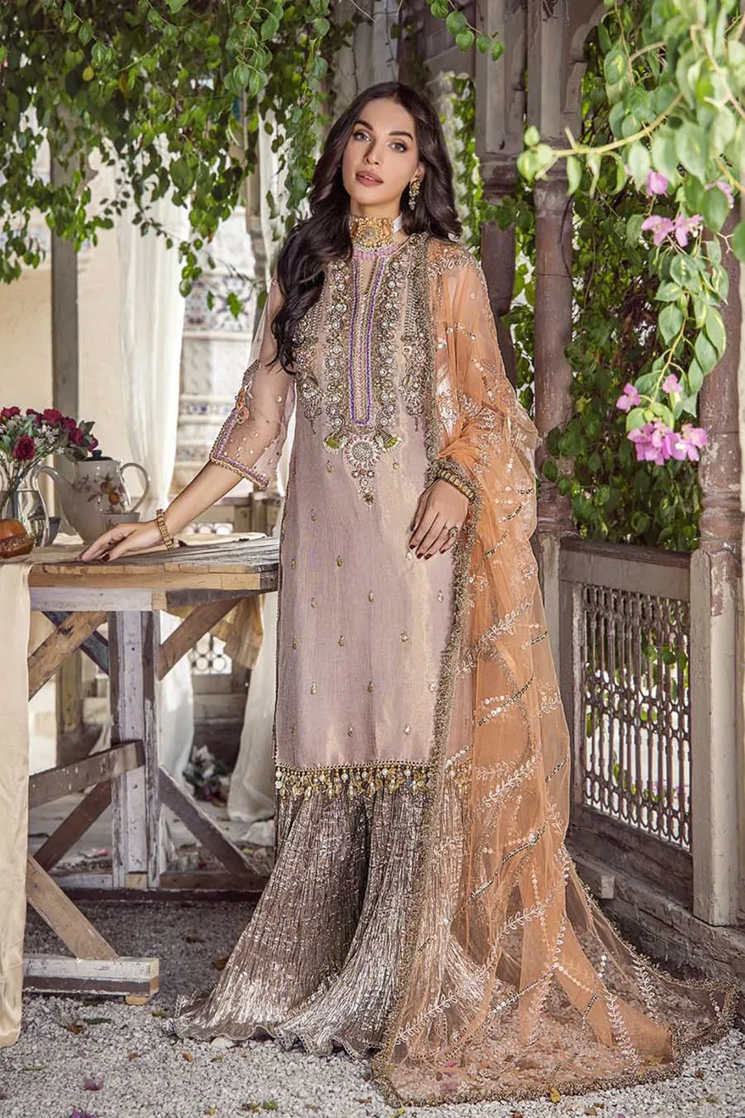 Khuda Baksh P-237 Ready to wear   rose gold