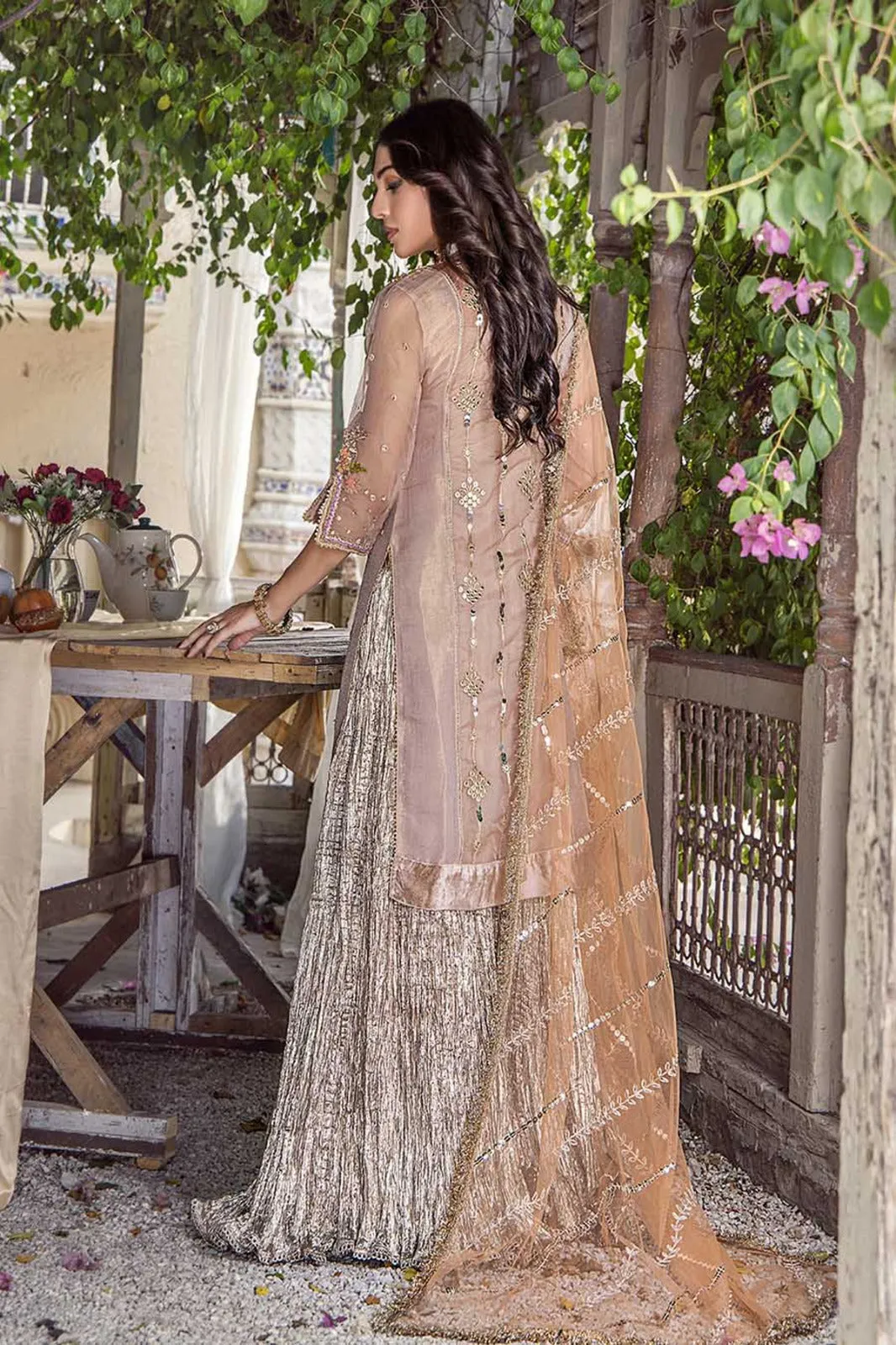 Khuda Baksh P-237 Ready to wear   rose gold