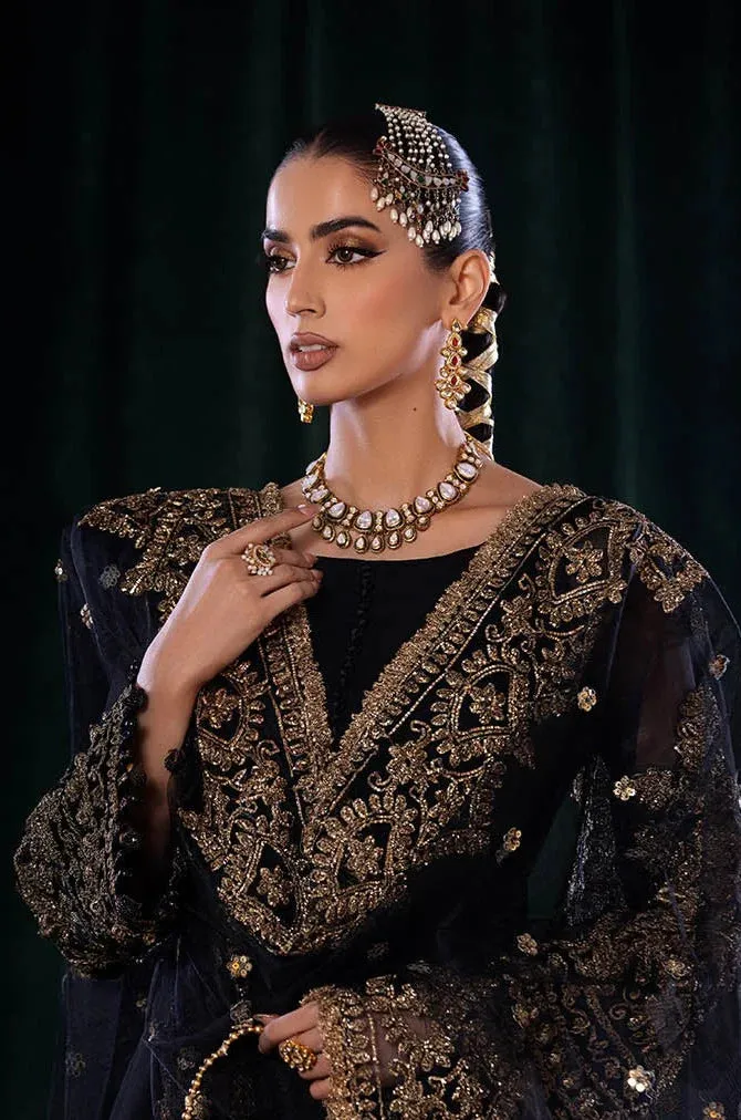 Khuda Baksh - P-255 Ready To Wear - BLACK