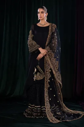 Khuda Baksh - P-255 Ready To Wear - BLACK