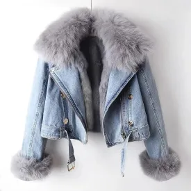 L'ATERIBLLE EDGY DENIM JACKET