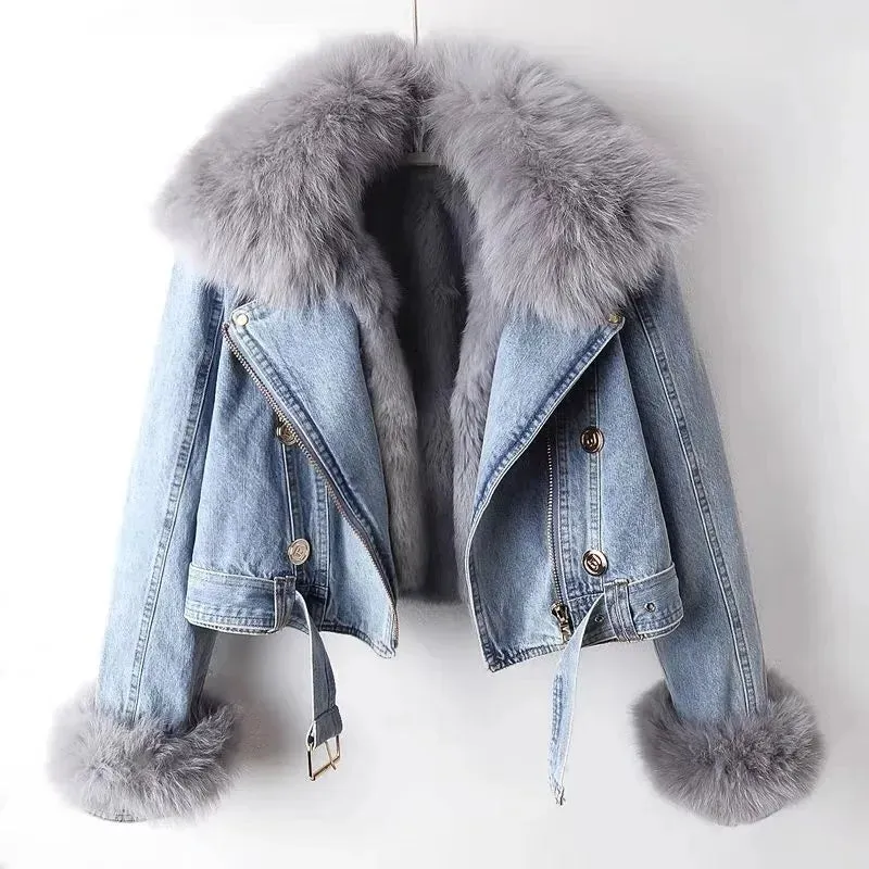 L'ATERIBLLE EDGY DENIM JACKET