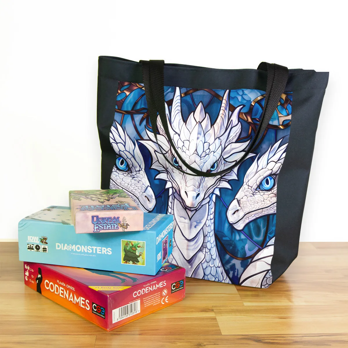 Legendary White Dragons Day Tote