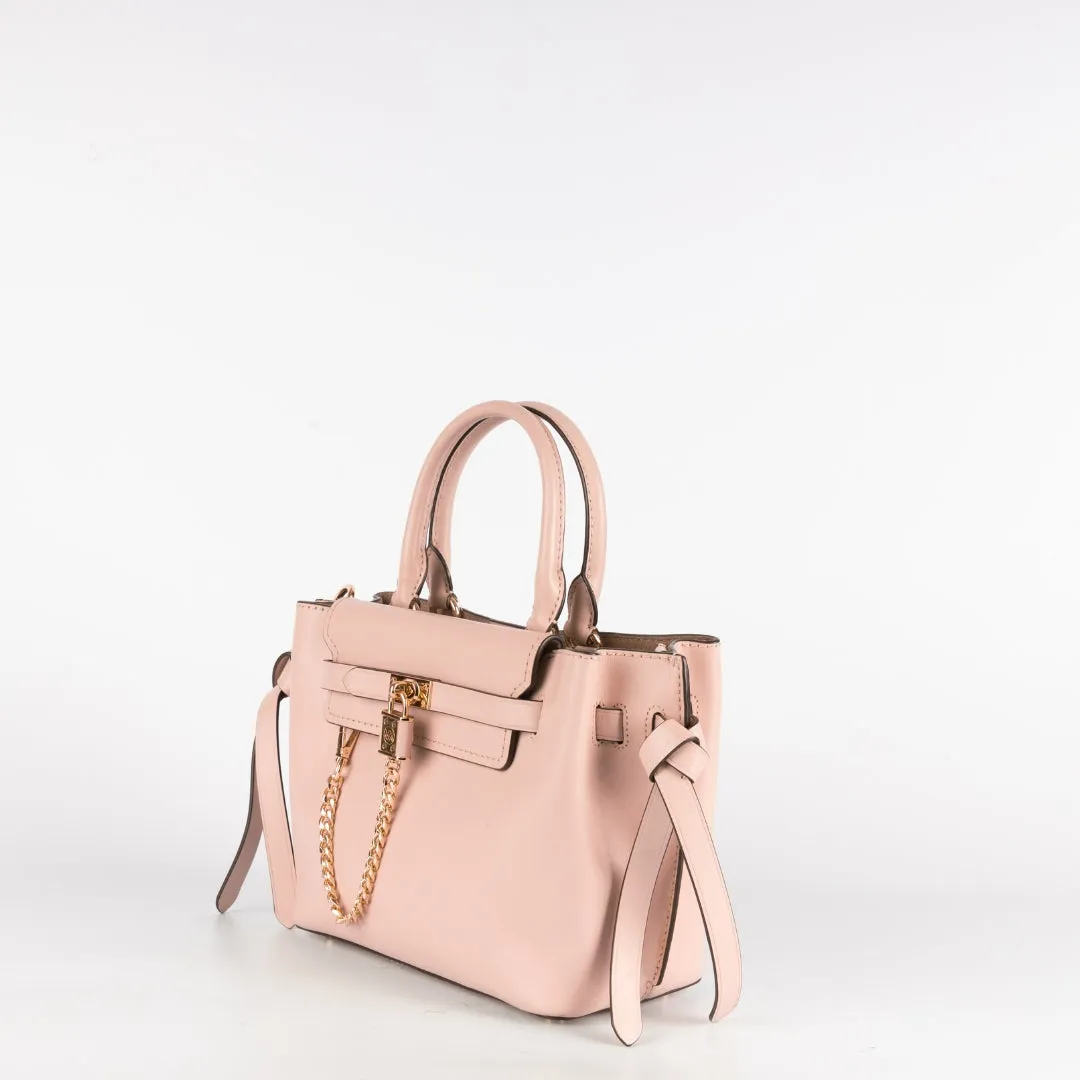 Michael Kors Pink Hamilton Legacy Leather Satchel