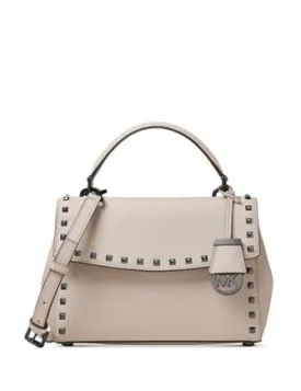 Michael Michael Kors Ava Small Studded Top Handle Satchel
