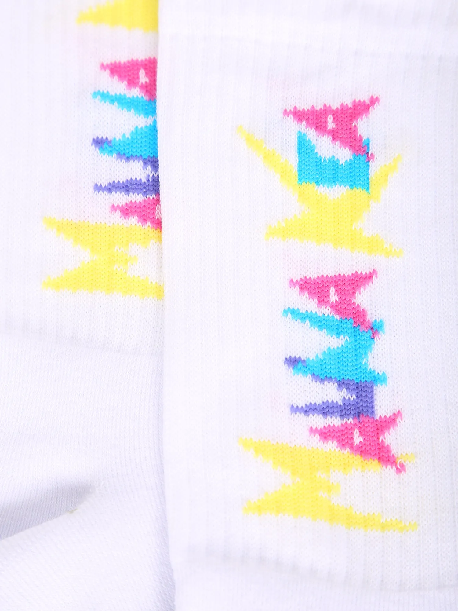 Multicolor logo socks