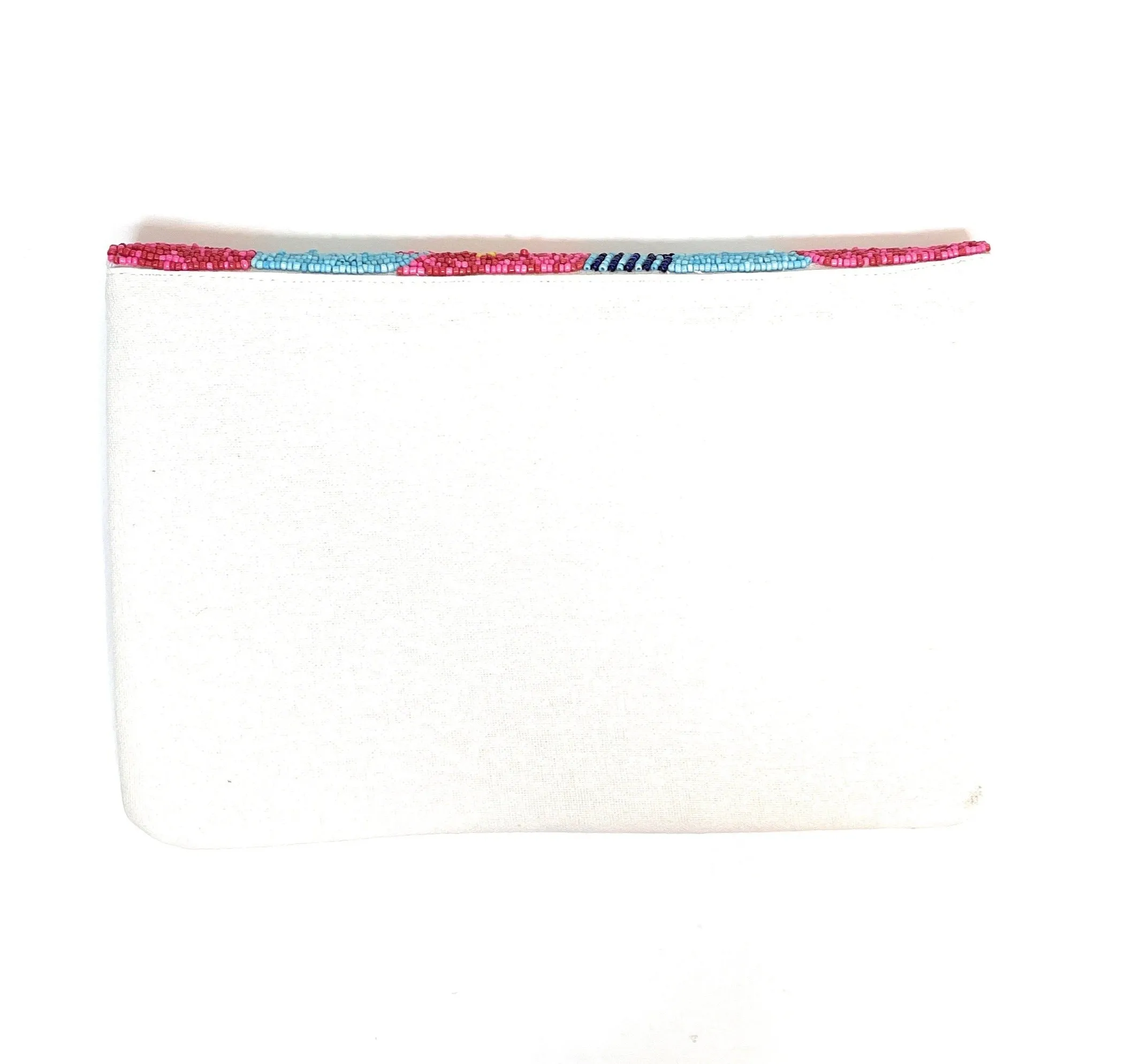 Nancy Floral Beaded Clutch Purse