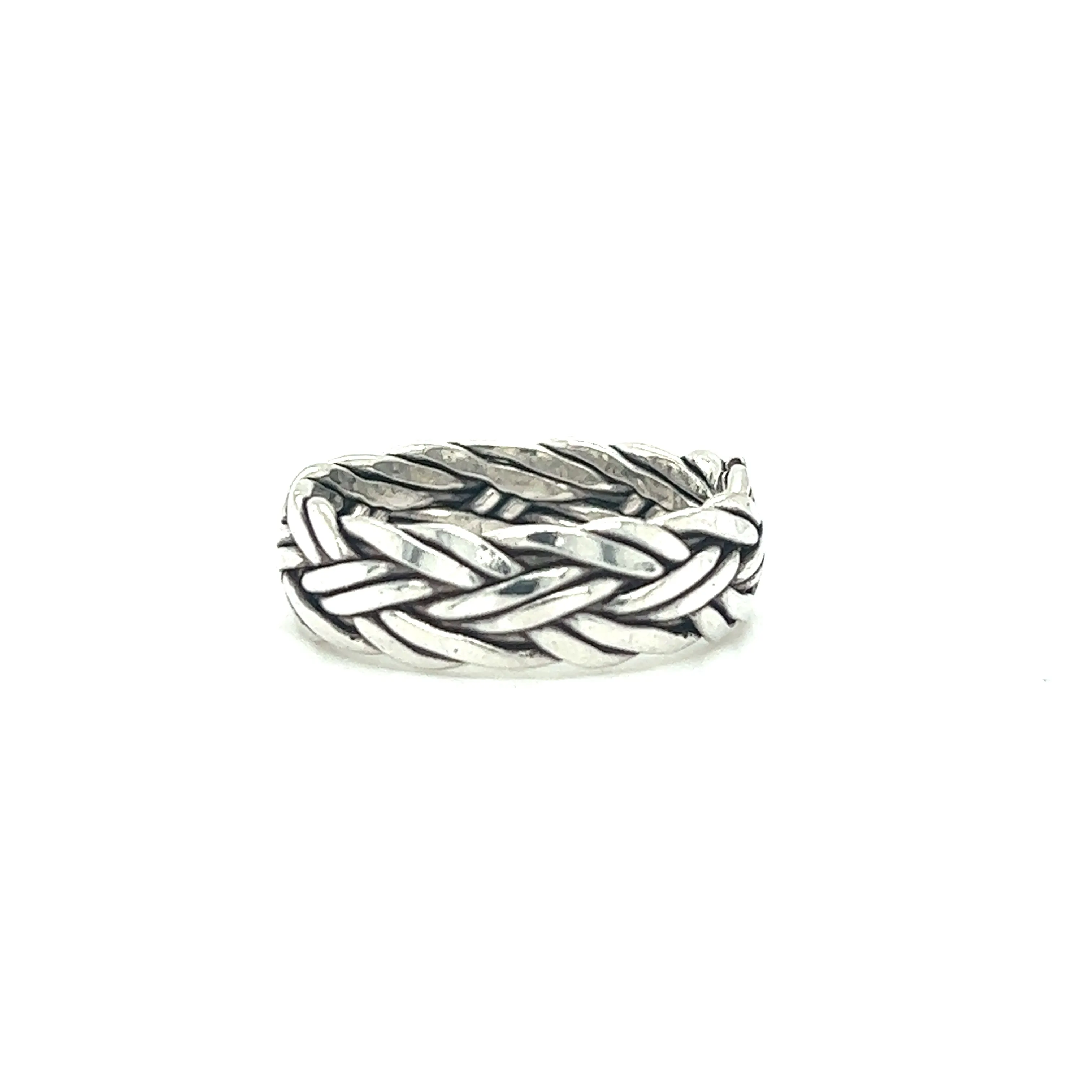 Thick Double Strand Braided Ring