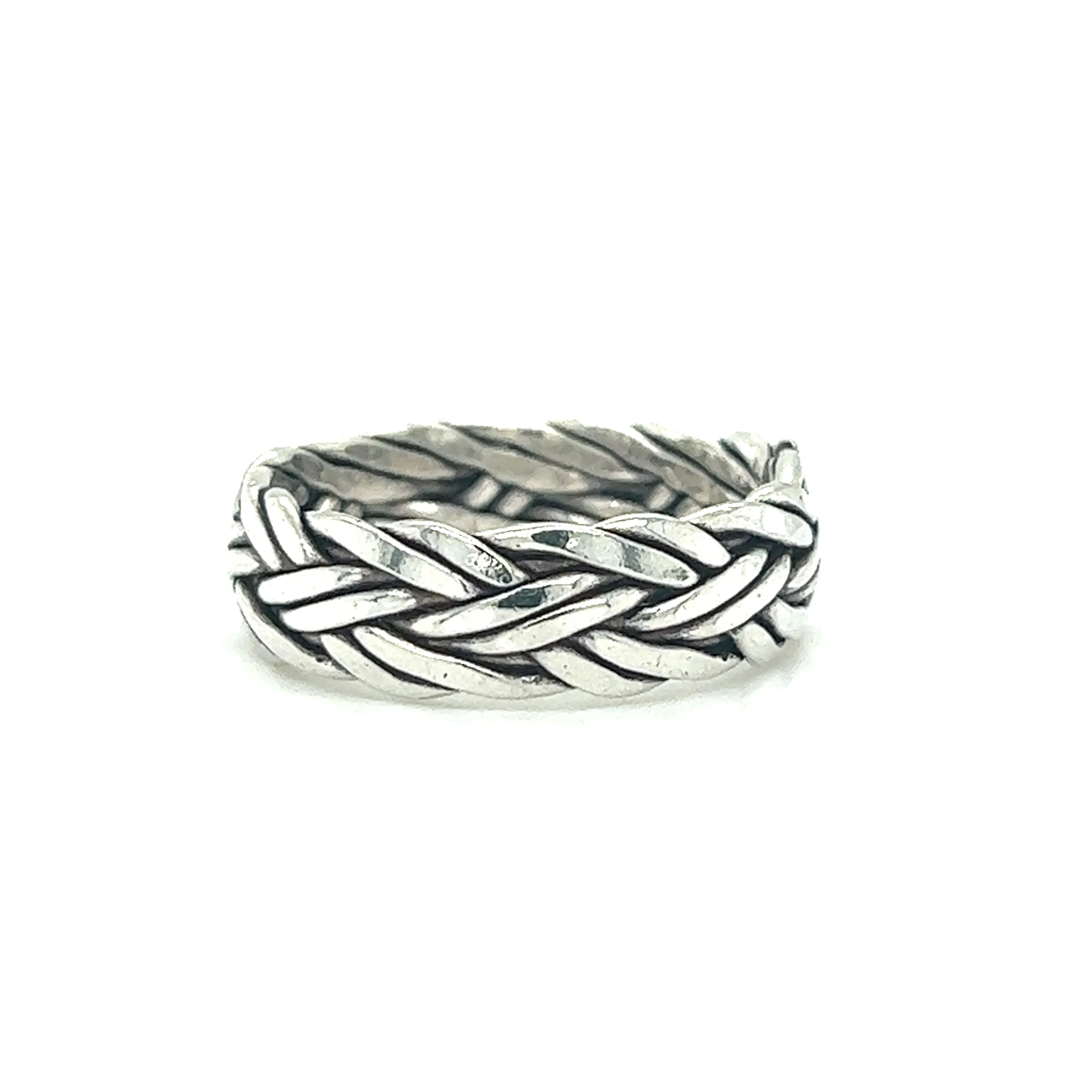 Thick Double Strand Braided Ring