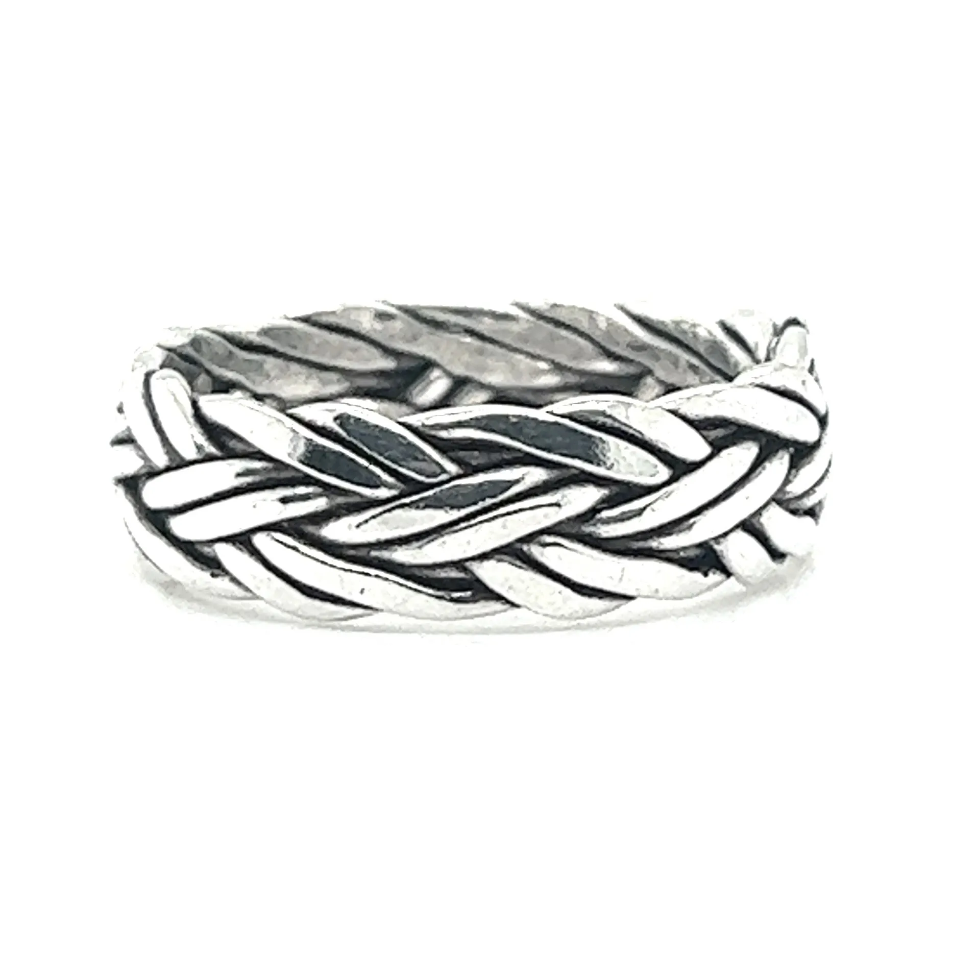Thick Double Strand Braided Ring