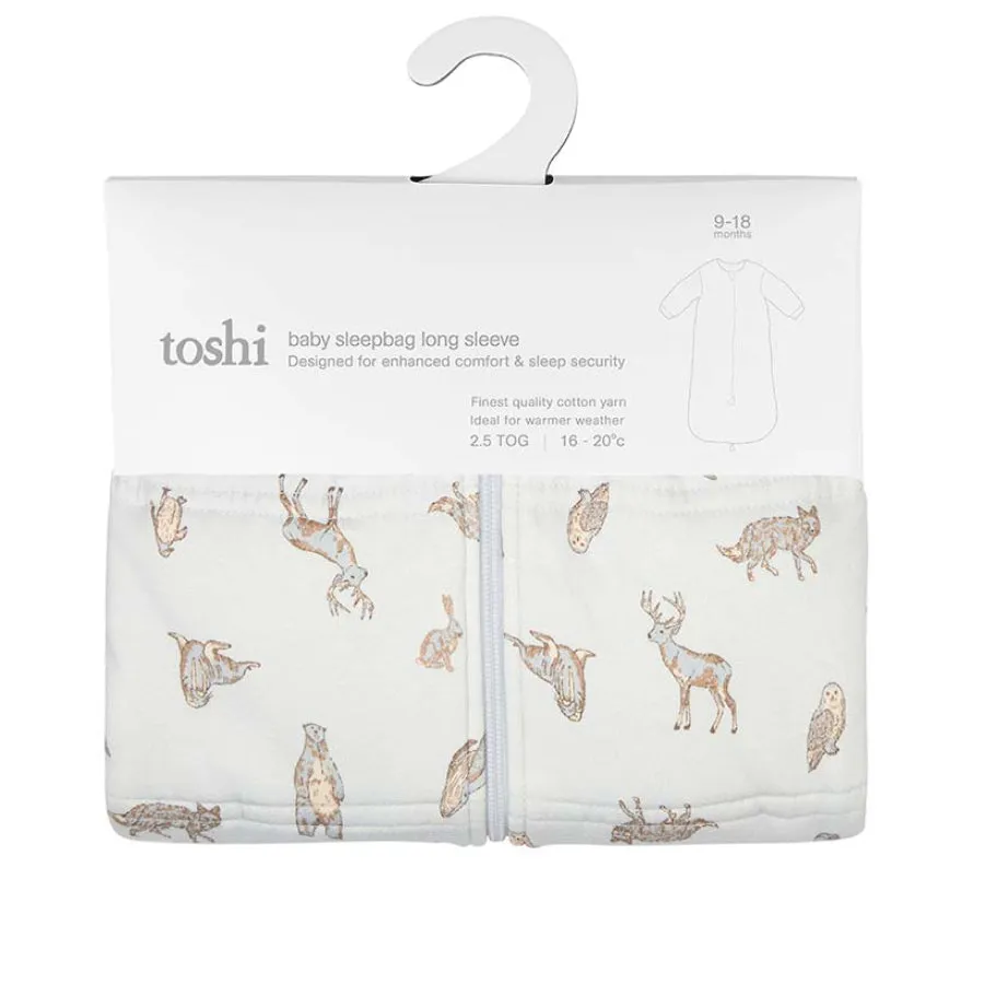 Toshi Baby Sleep Bag Classic Long Sleeve 2.5 TOG - Arctic