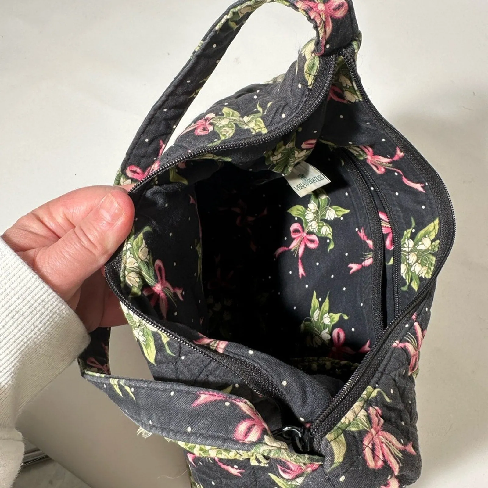 Vera Bradley Floral Quilted Shoulder Bag