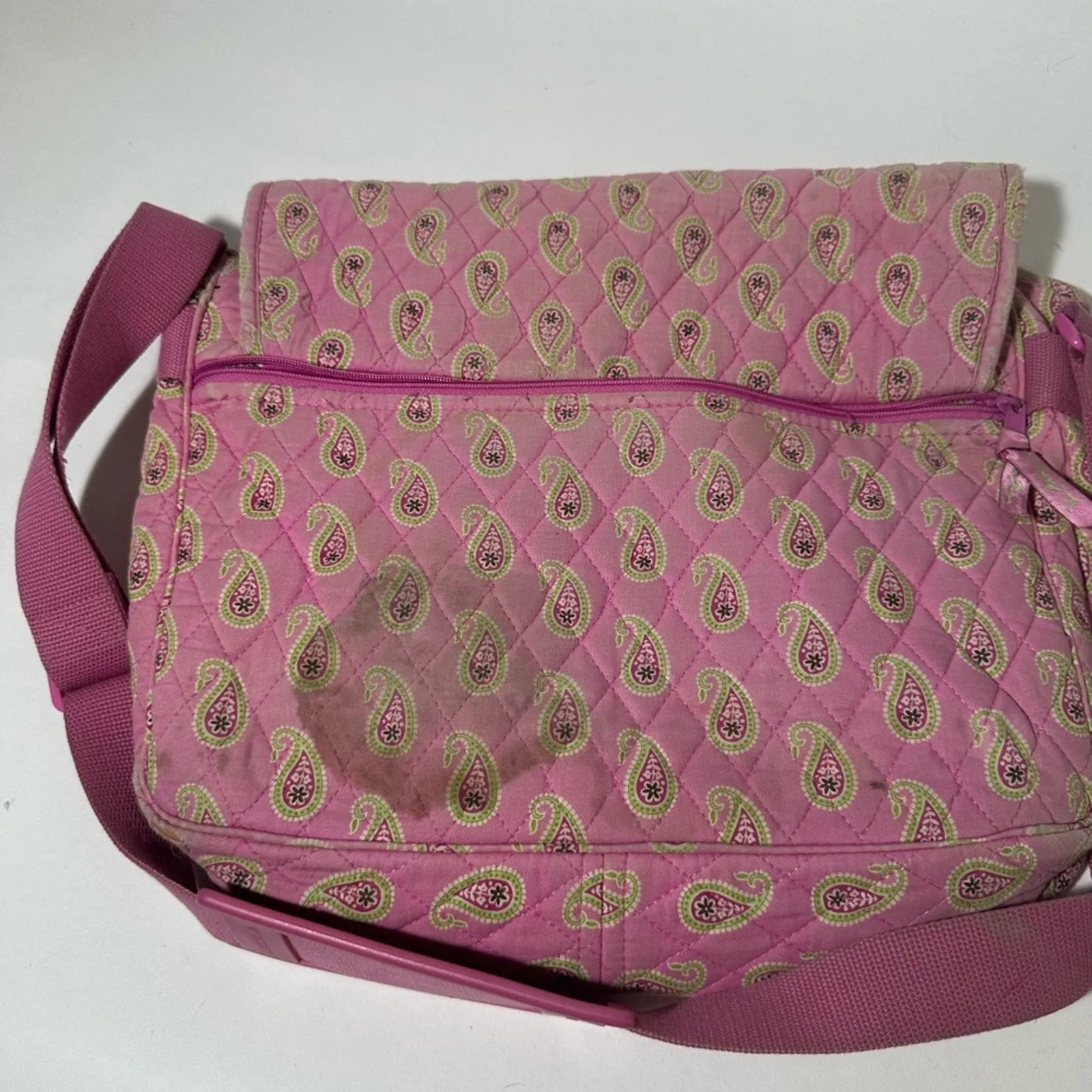 Vera Bradley Pink Quilted Paisley Women's Bag