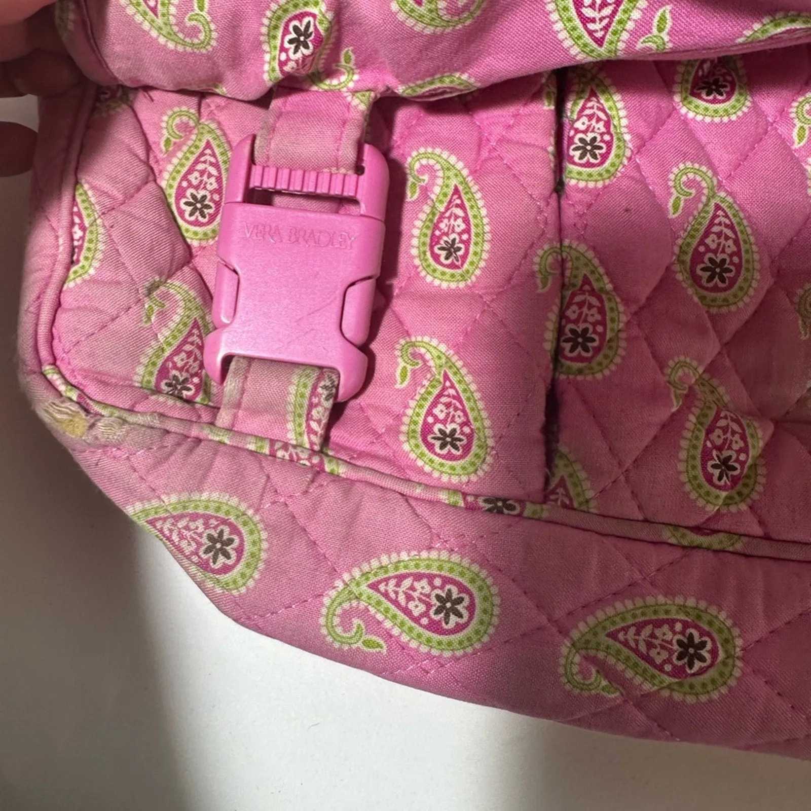 Vera Bradley Pink Quilted Paisley Women's Bag
