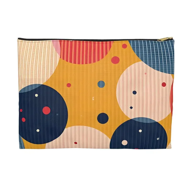Vibrant Geometric Accessory Pouch for Bold Looks