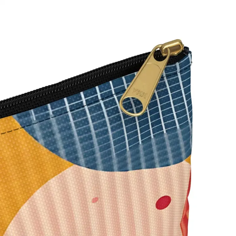 Vibrant Geometric Accessory Pouch for Bold Looks